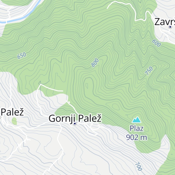 Map of Paleško Brdo