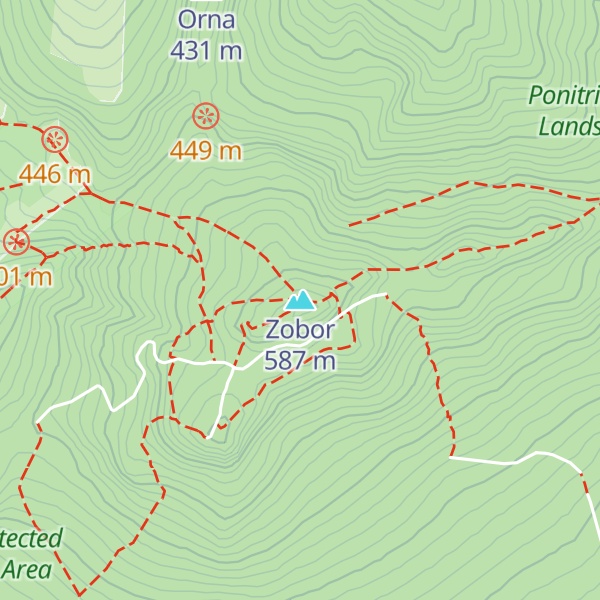 Map of Zobor
