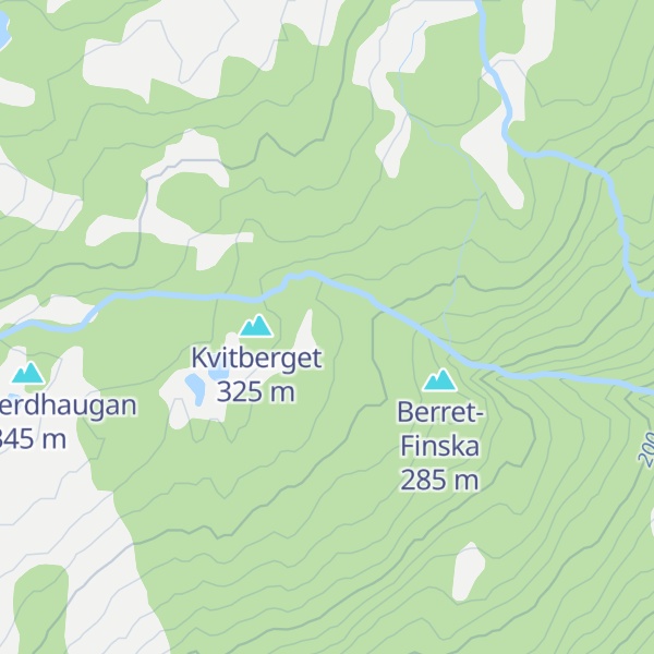 Map of Kråksølvberget