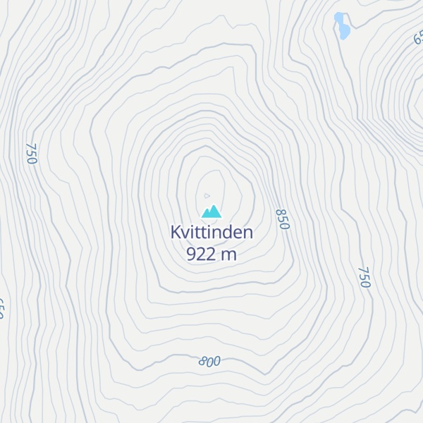 Map of Kvittinden