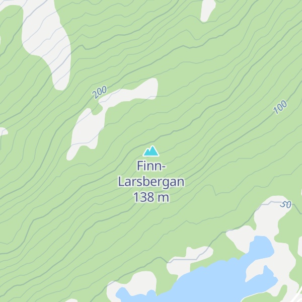 Map of Finn-Larsbergan