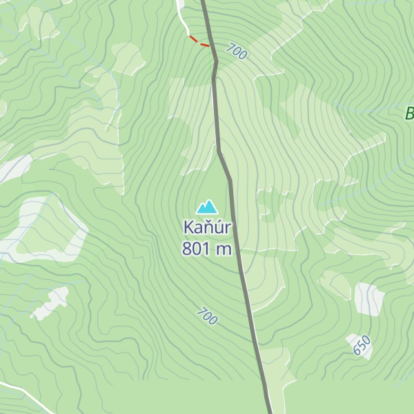 Map of Kaňúr