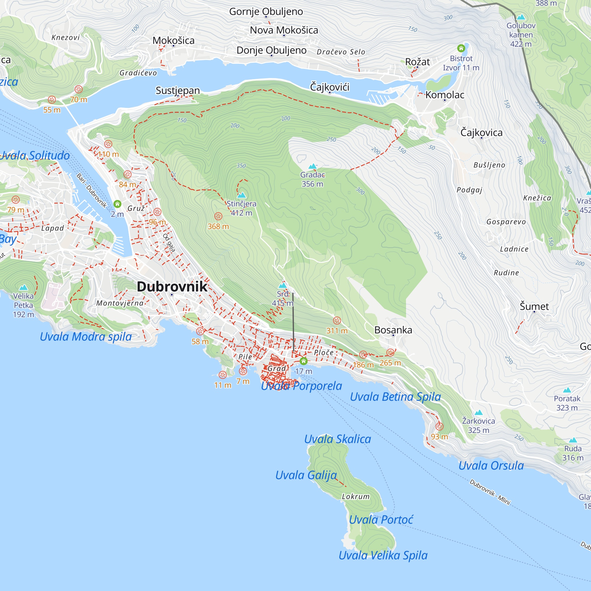 Panorama map