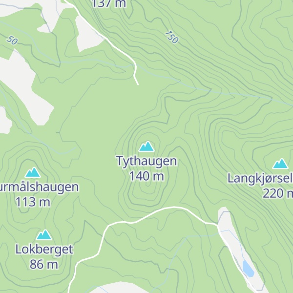 Map of Tythaugen