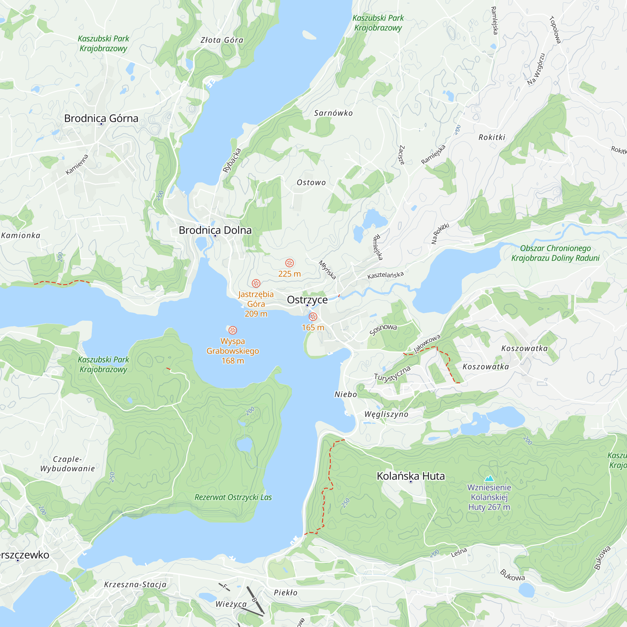 Informacja turystyczna map