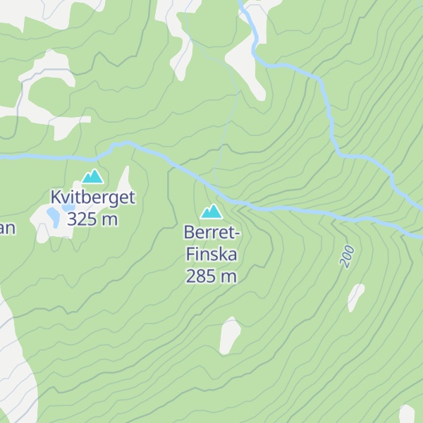 Map of Berret-Finska