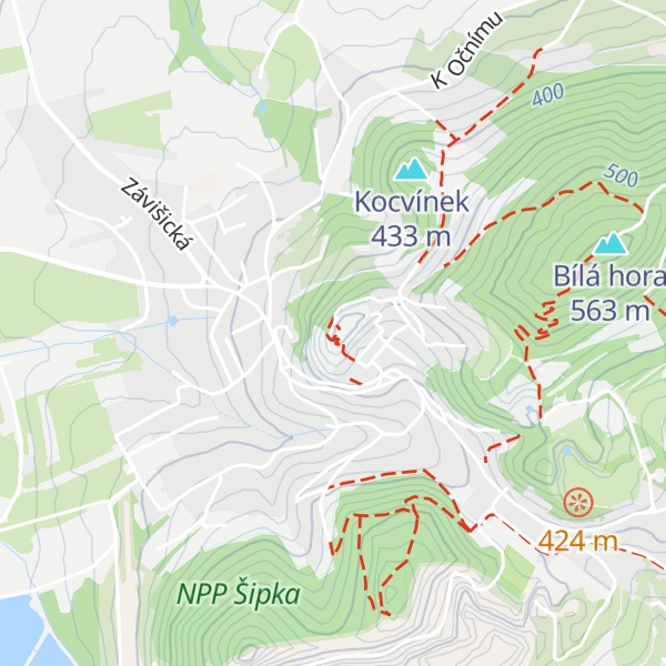 Map of Chata doktora Hrstky