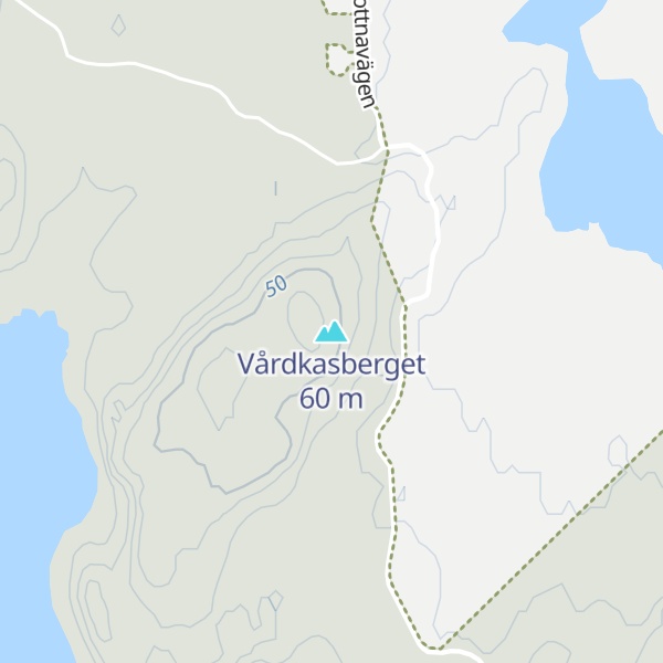 Map of Vårdkasberget