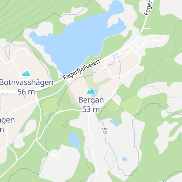 Map of Bergan