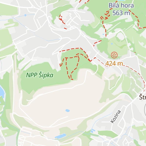 Map of Kotouč NE [Štramberk] outlook p.