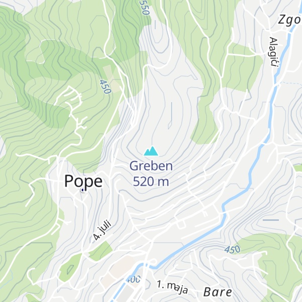 Map of Greben