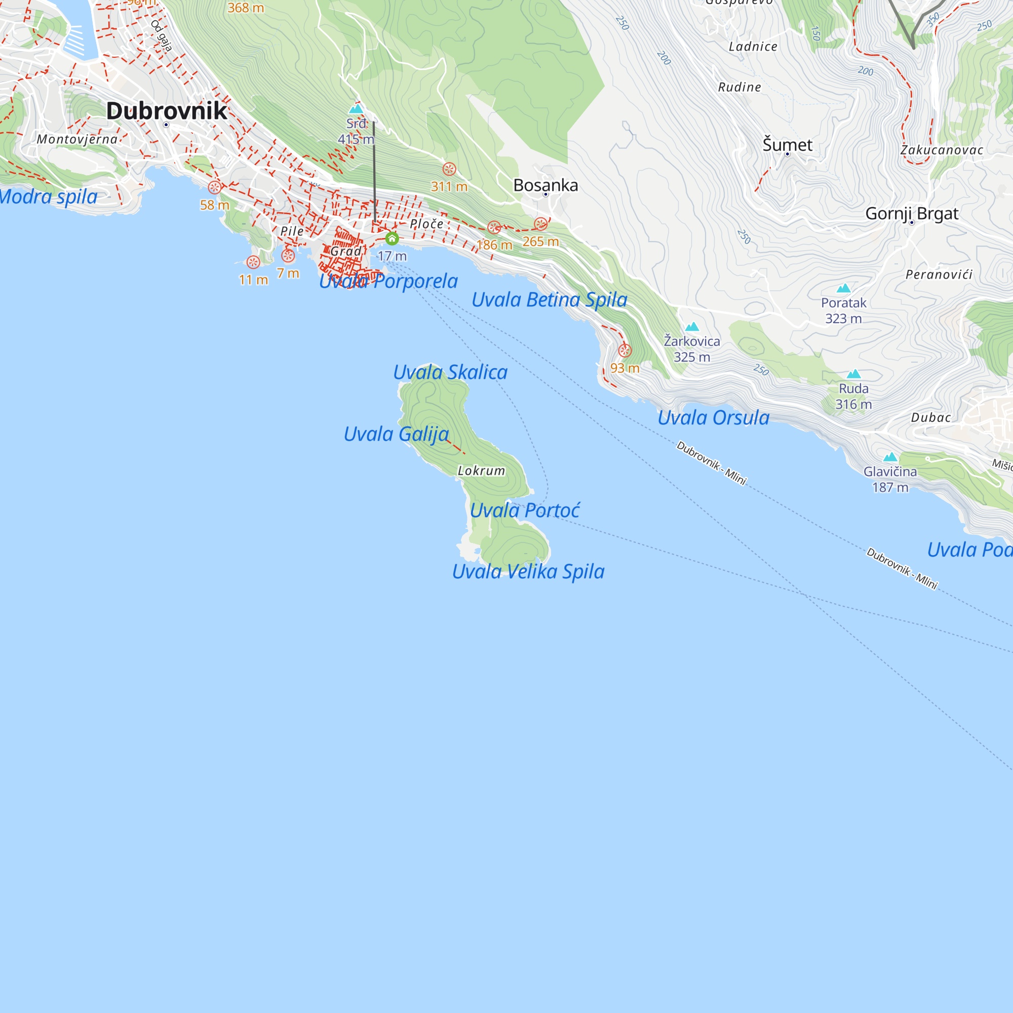 Lacroma map