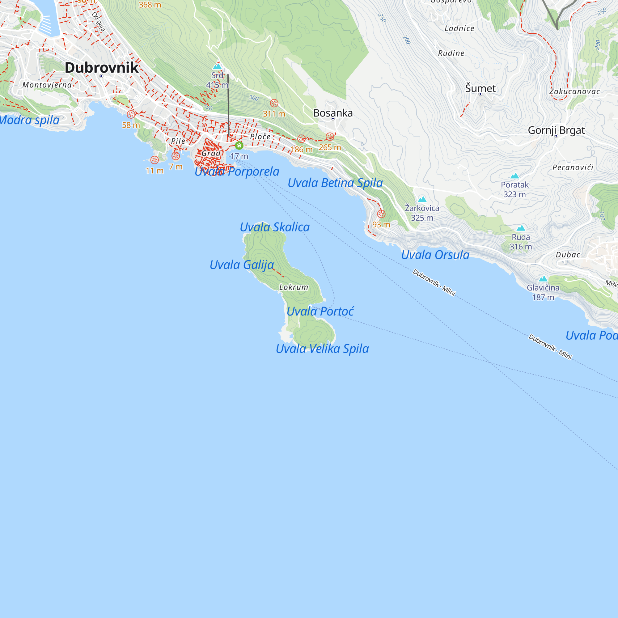 Lacroma map
