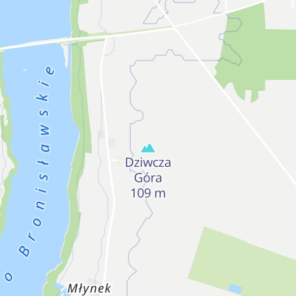 Map of Dziwcza Góra