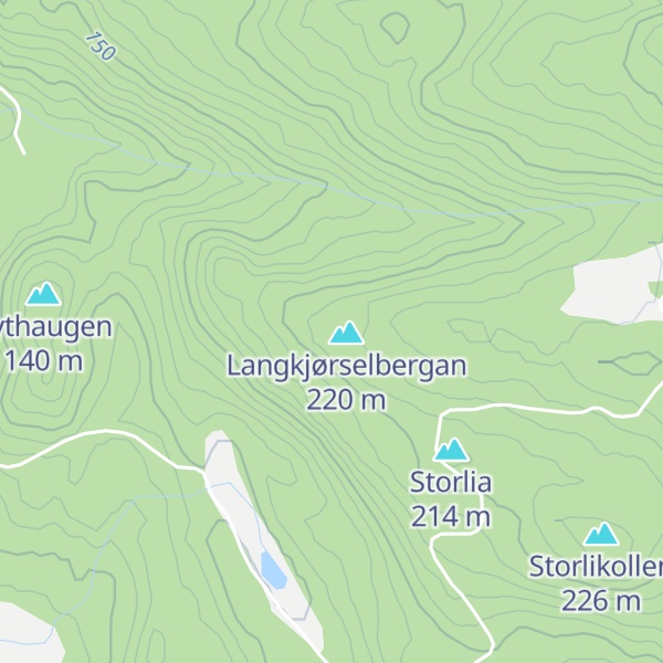Map of Rødberghaugen