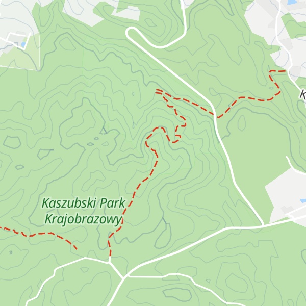 Map of Wieżyca