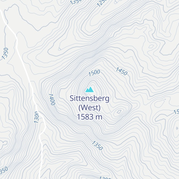 Map of Sittensberg (West)