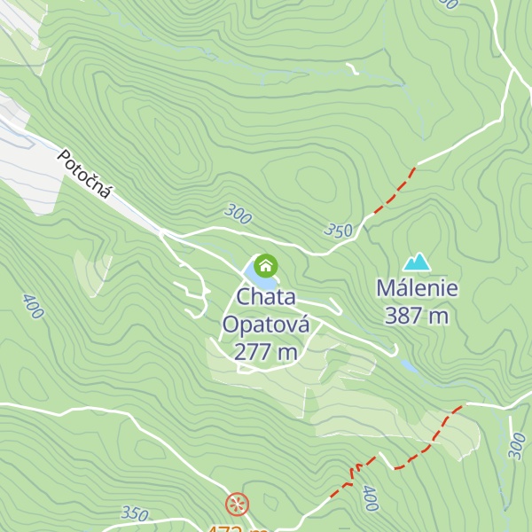 Map of Chata Opatová
