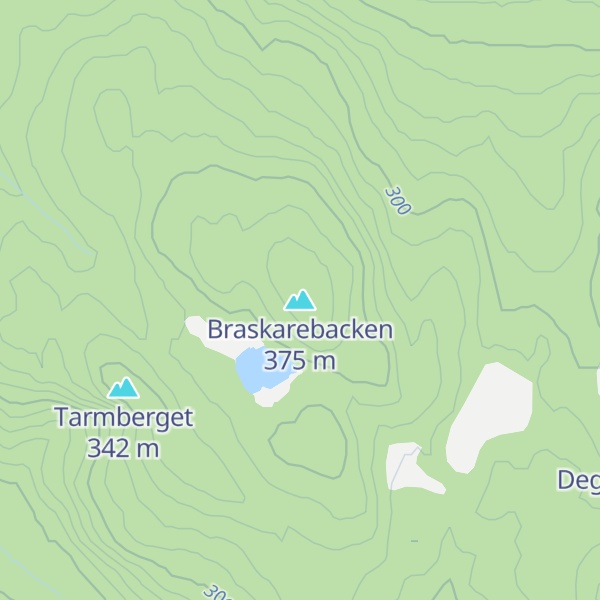 Map of Braskarebacken