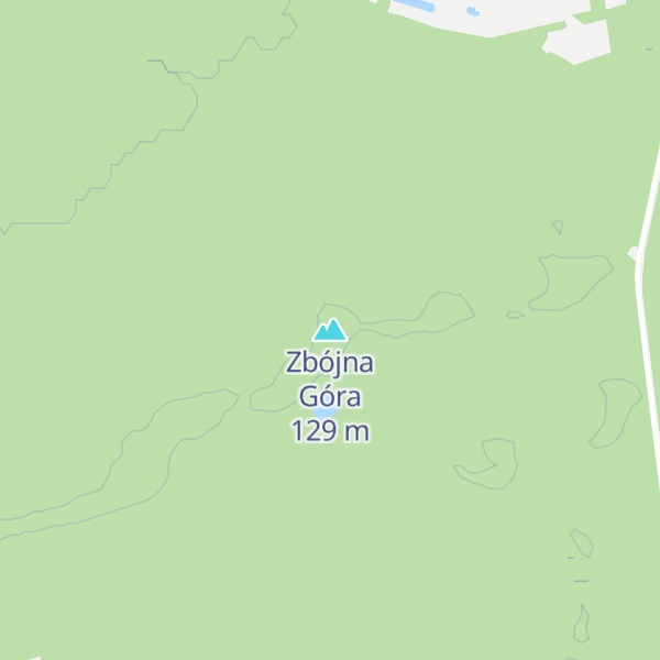 Map of Zbójna Góra