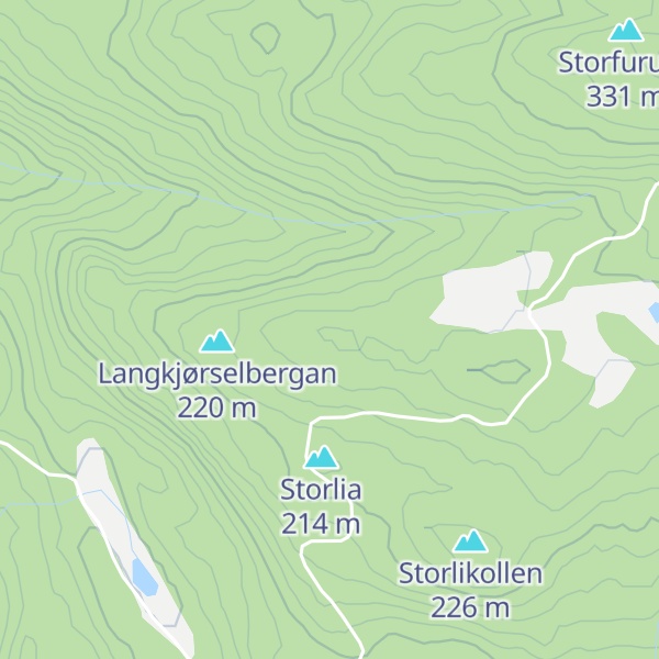Map of Jektekjølen
