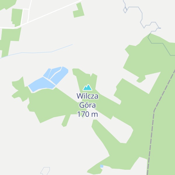 Map of Wilcza Góra