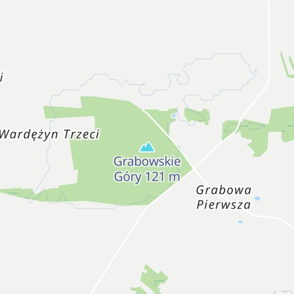 Map of Grabowskie Góry