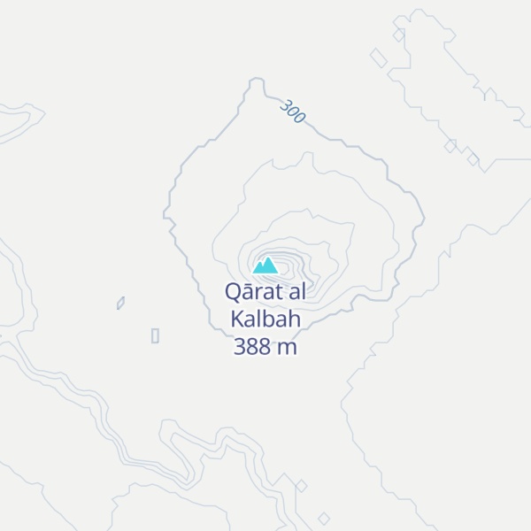 Map of Qārat al Kalbah