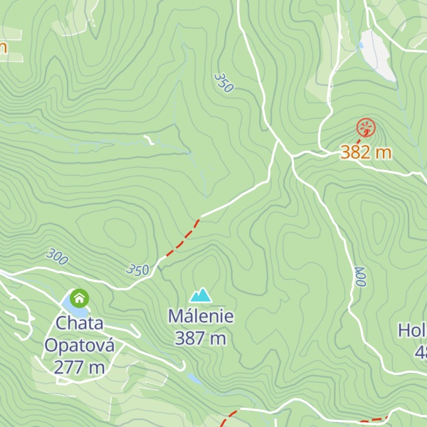 Map of Bývalá cukrovarská chata
