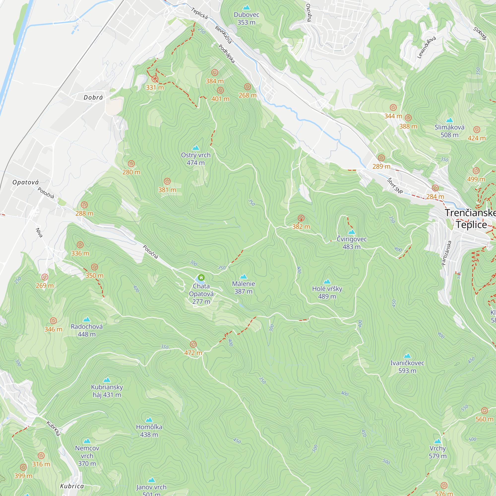 Bývalá cukrovarská chata map