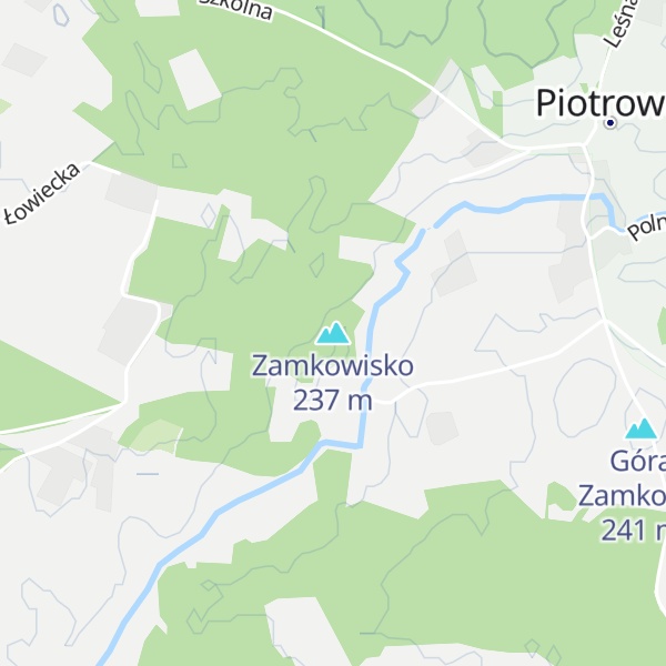 Map of Zamkowisko