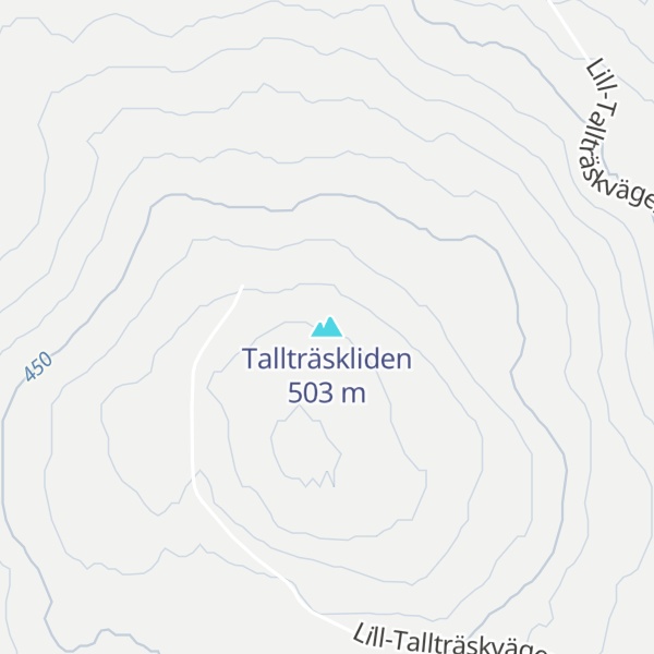 Map of Tallträskliden