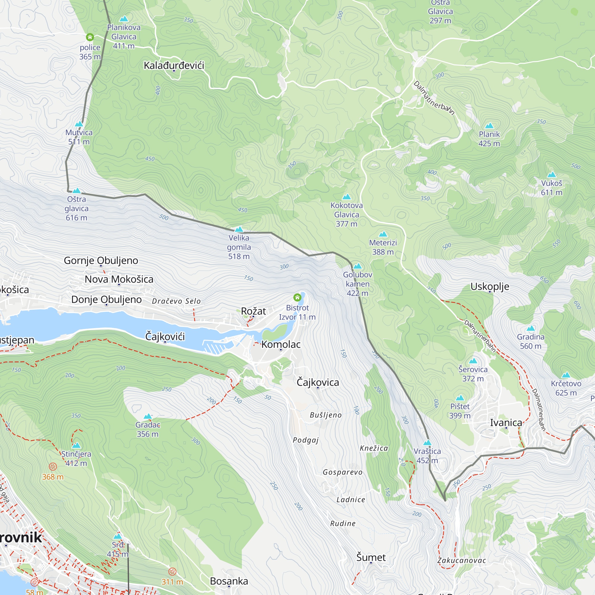 Bistrot Izvor map