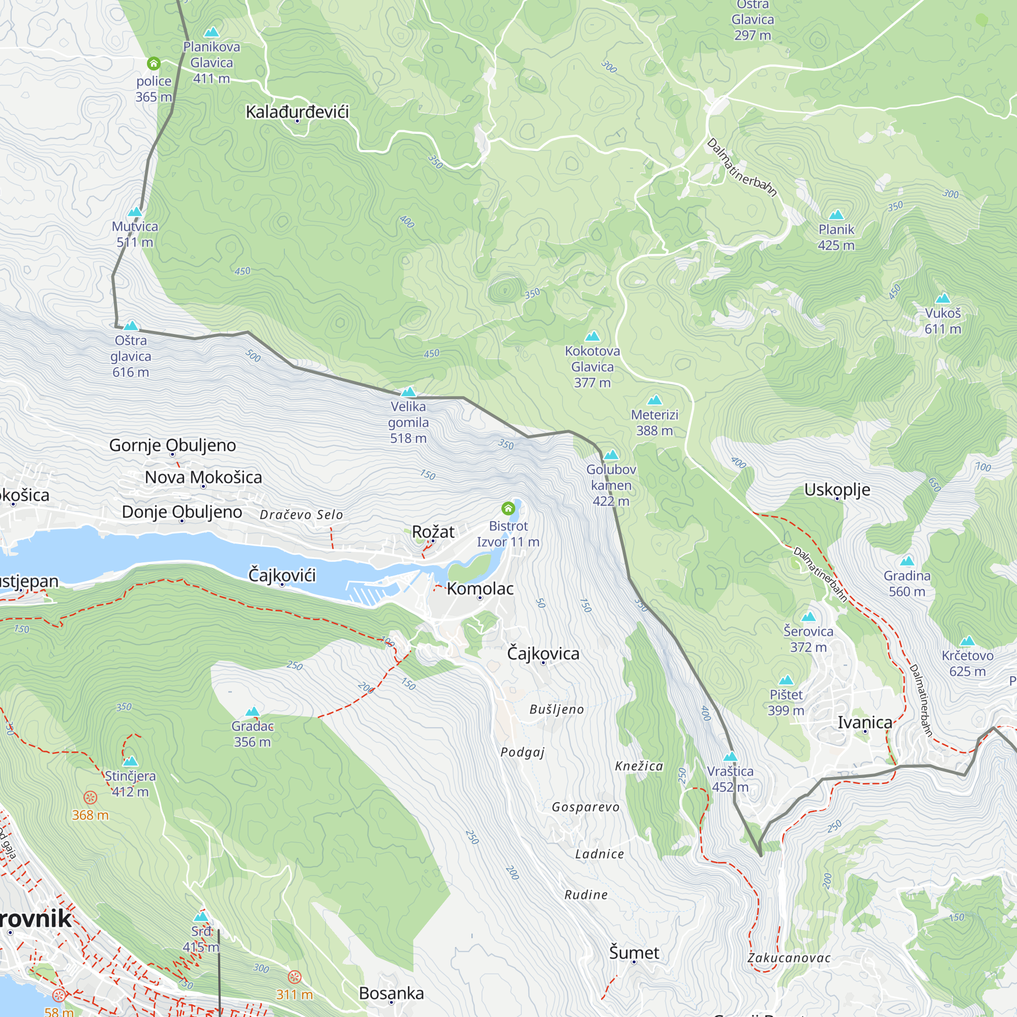 Bistrot Izvor map