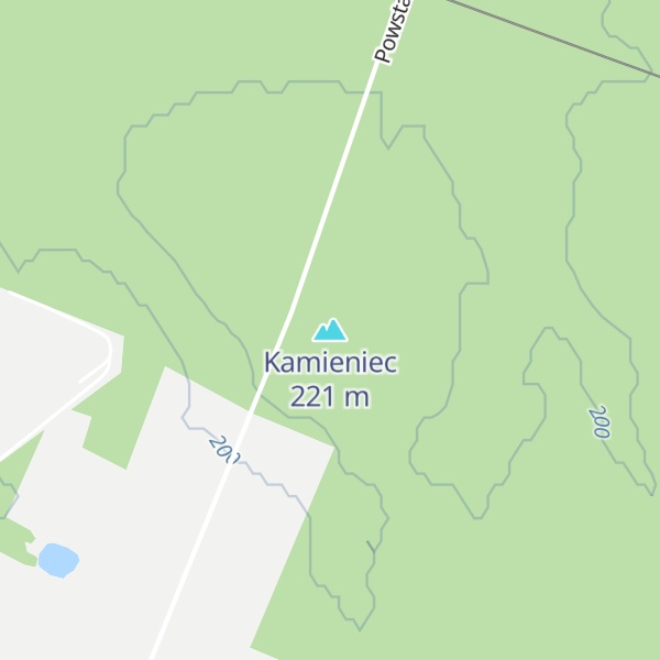 Map of Kamieniec