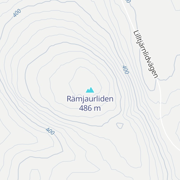Map of Rämjaurliden