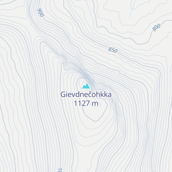 Map of Gievdnečohkka