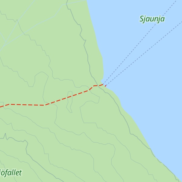 Map of Raststuga Dievssajávri