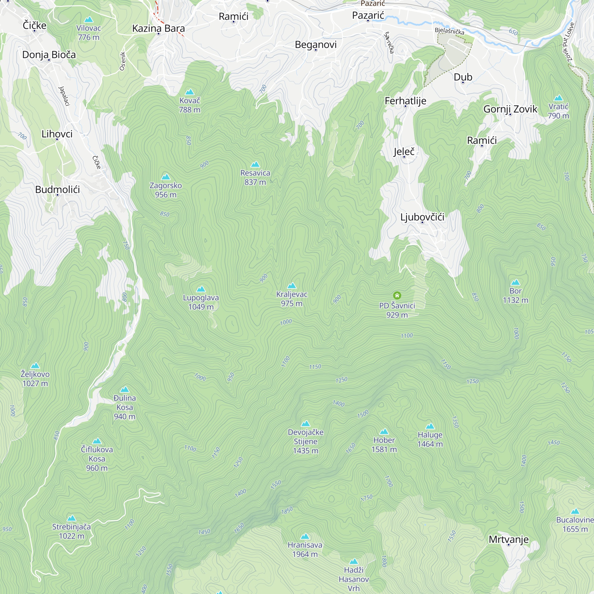Planinarski dom Kraljevac map