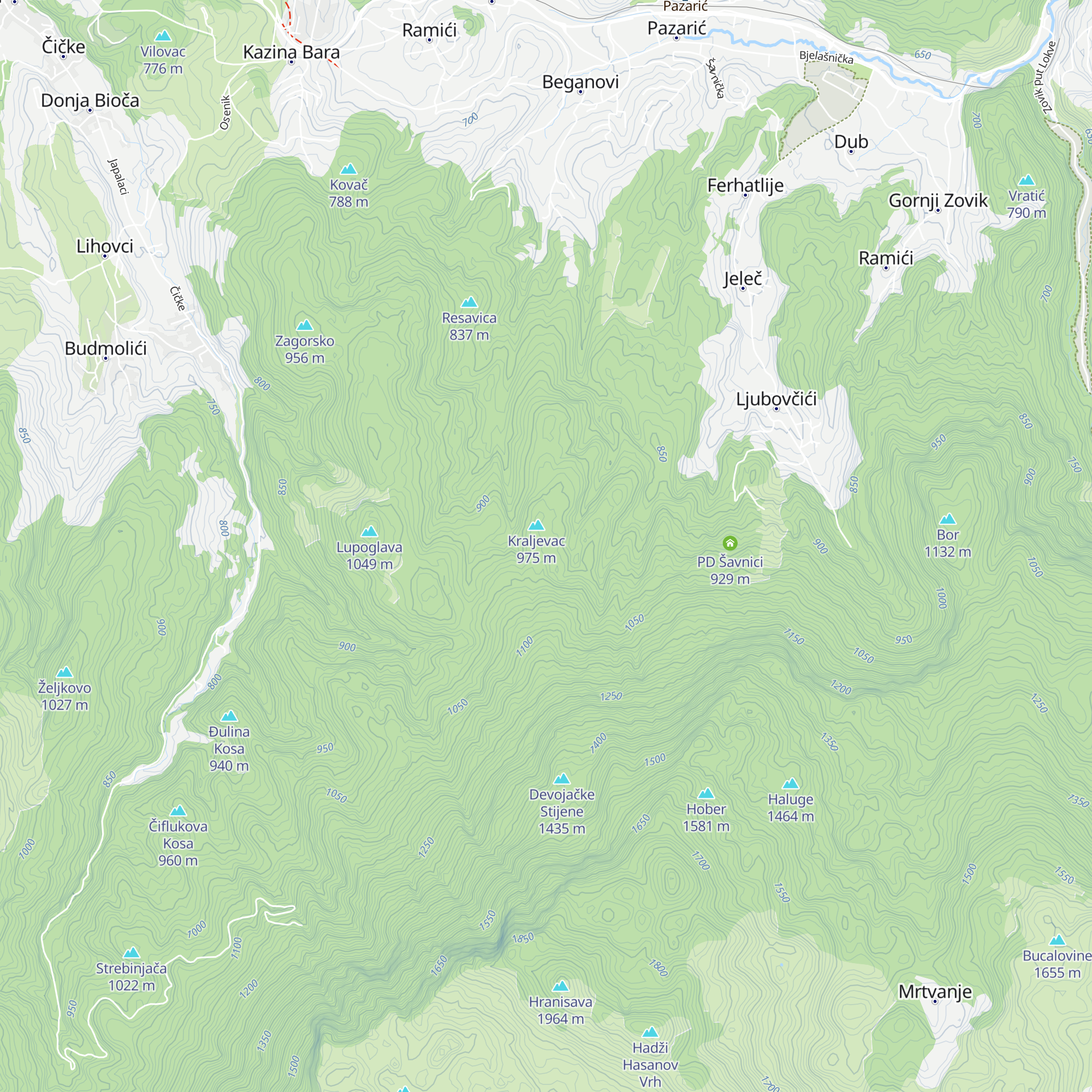 Planinarski dom Kraljevac map