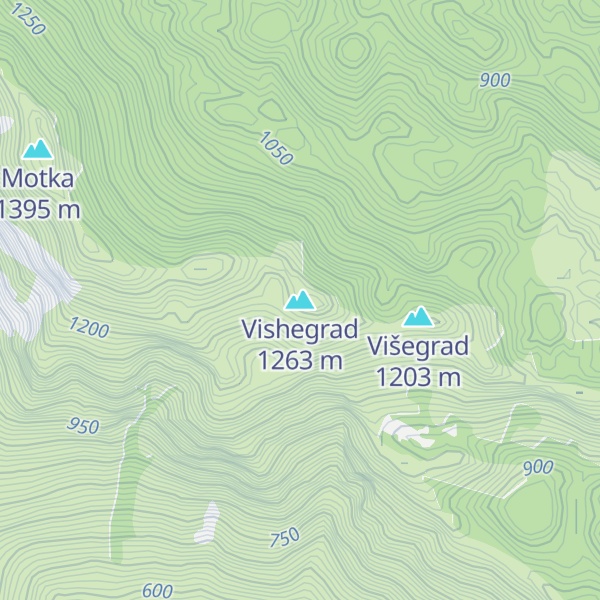 Map of Vishegrad