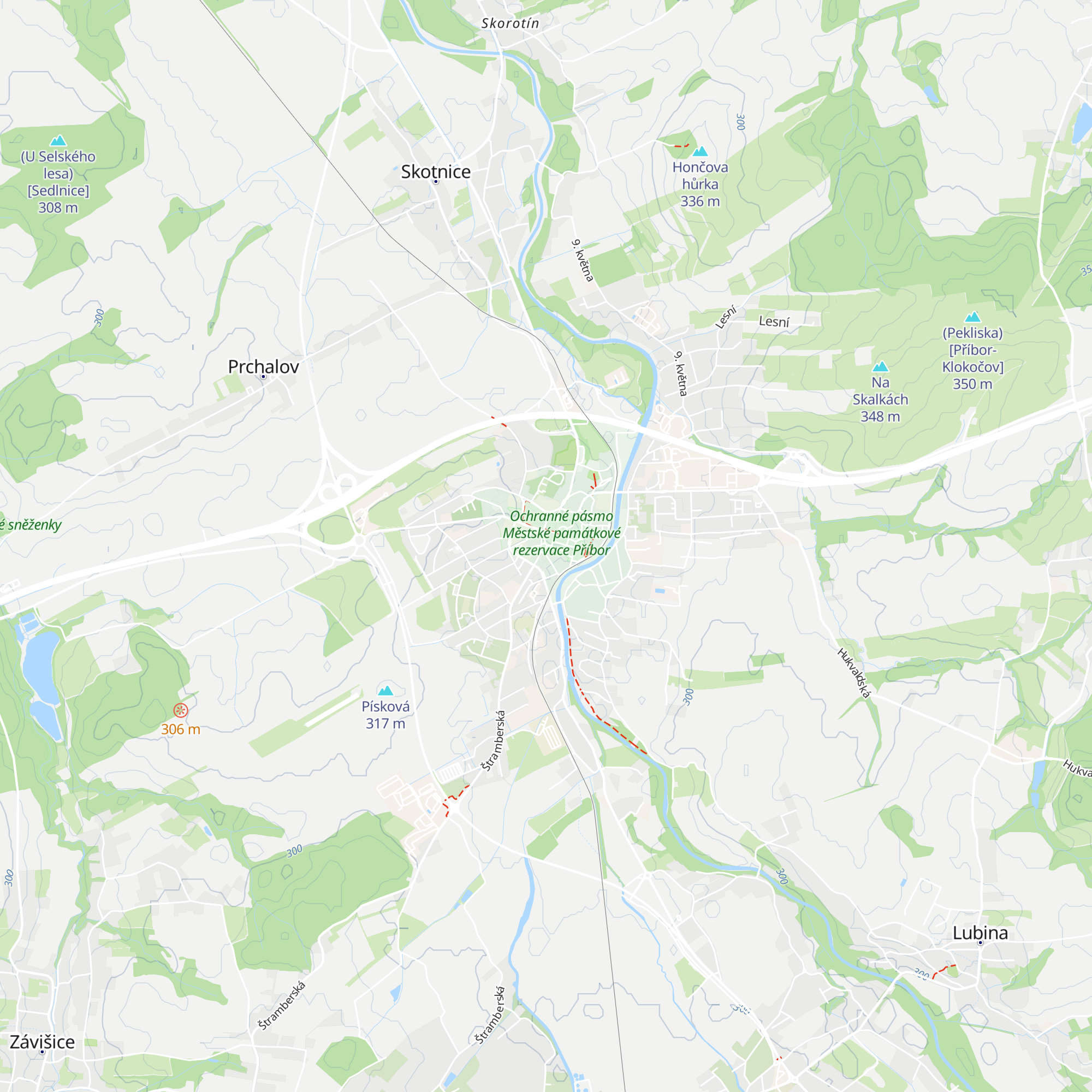 Informační centrum map