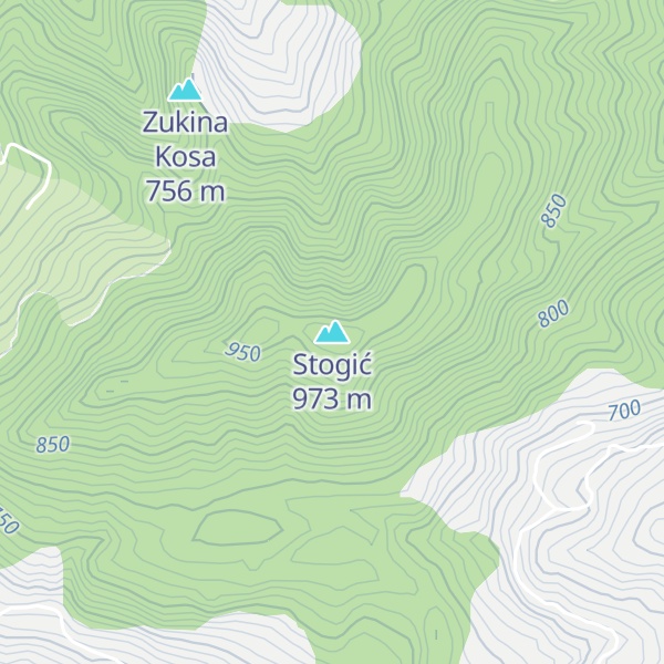 Map of Stogić