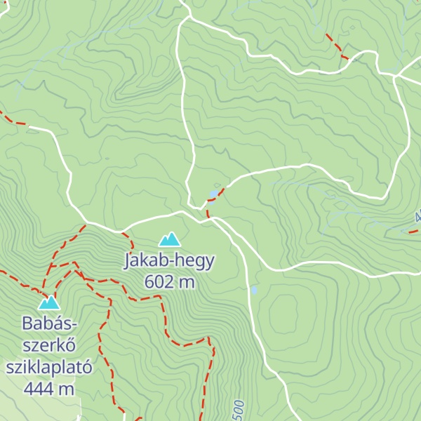Map of Jakab-hegyi bivakhely