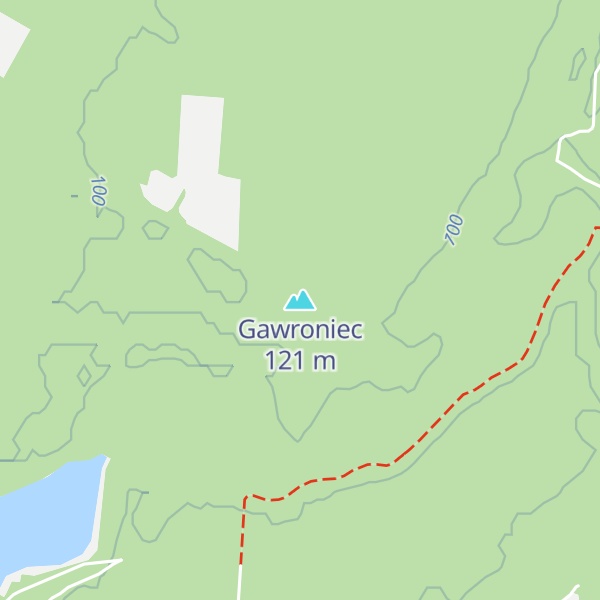 Map of Gawroniec
