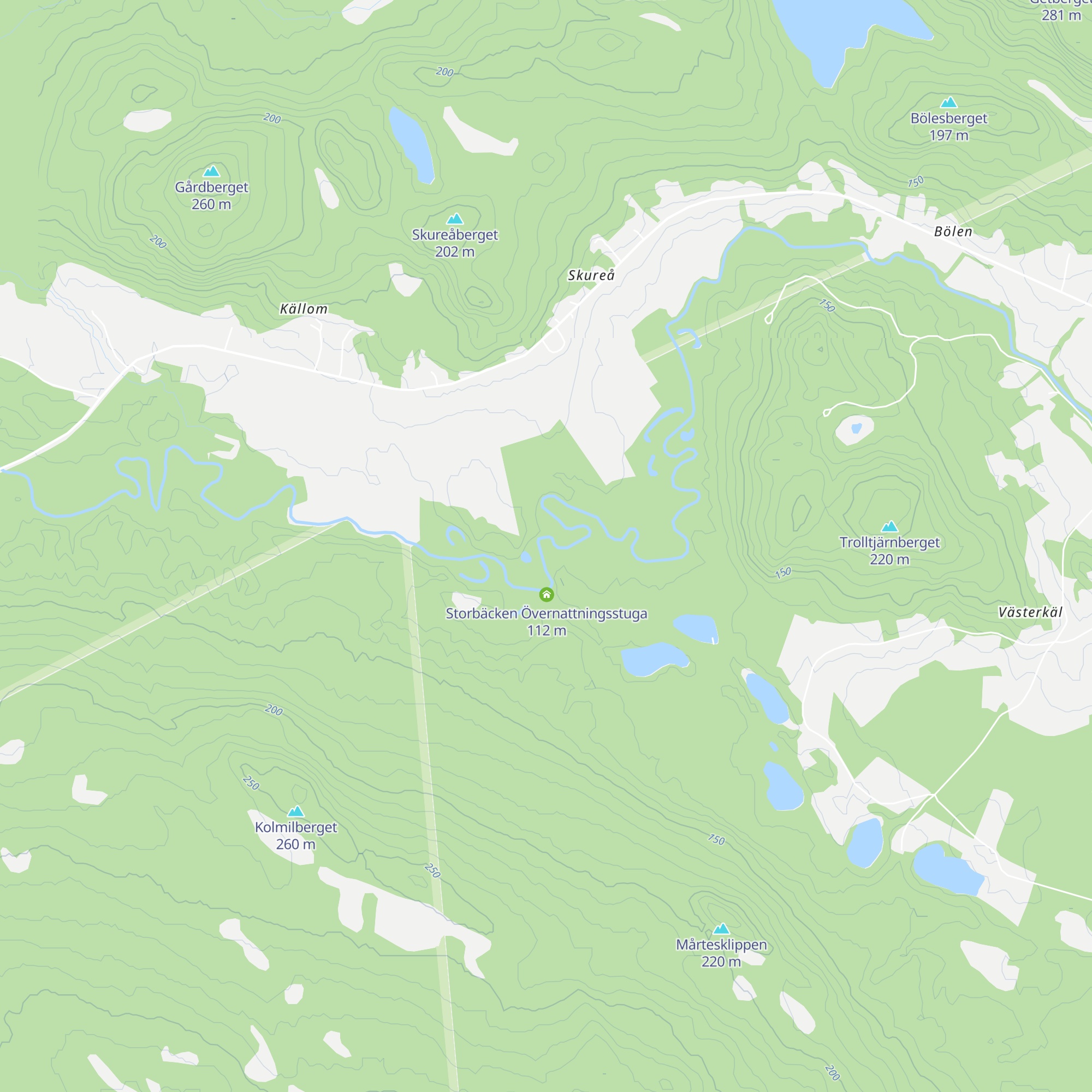 Storbäcken map