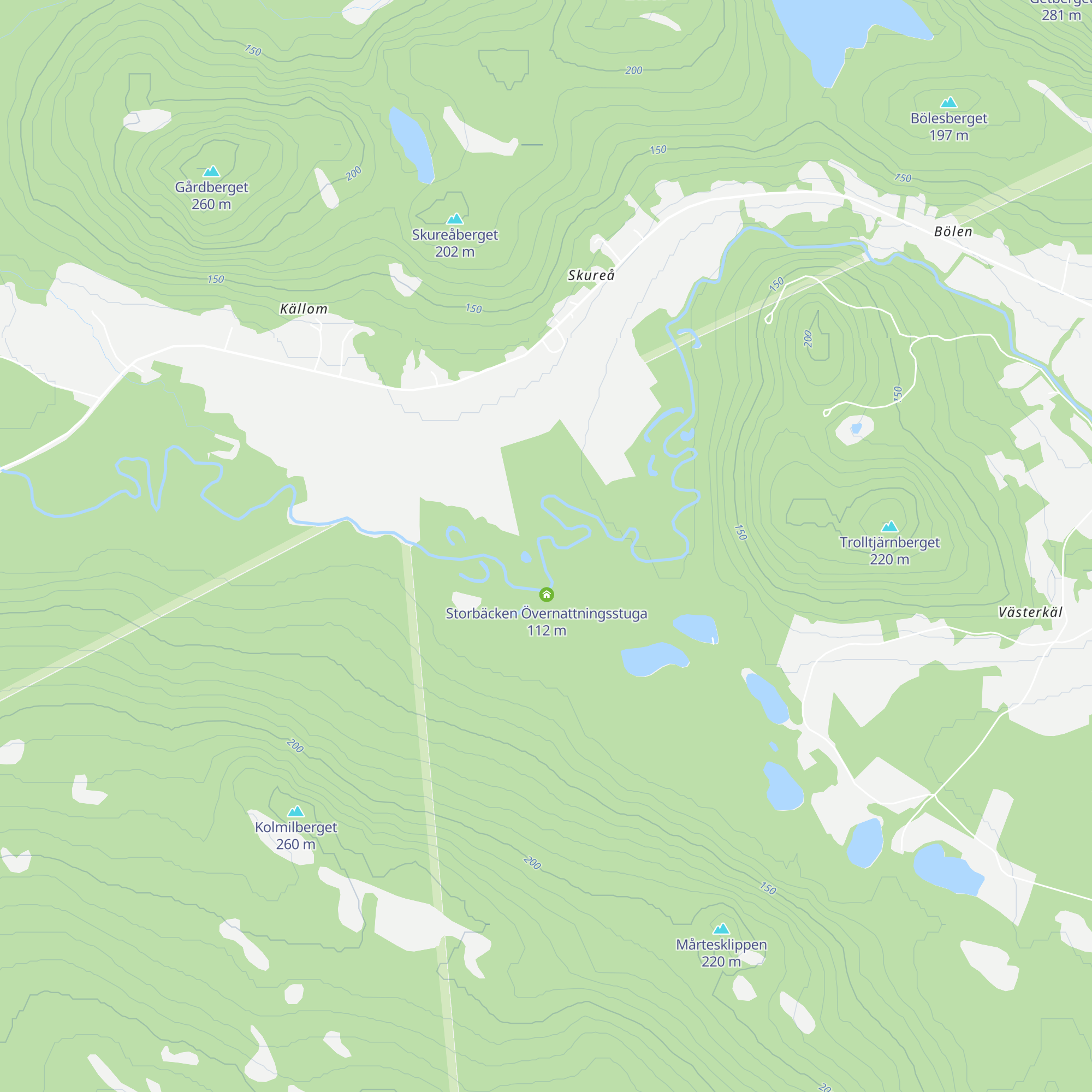Storbäcken map