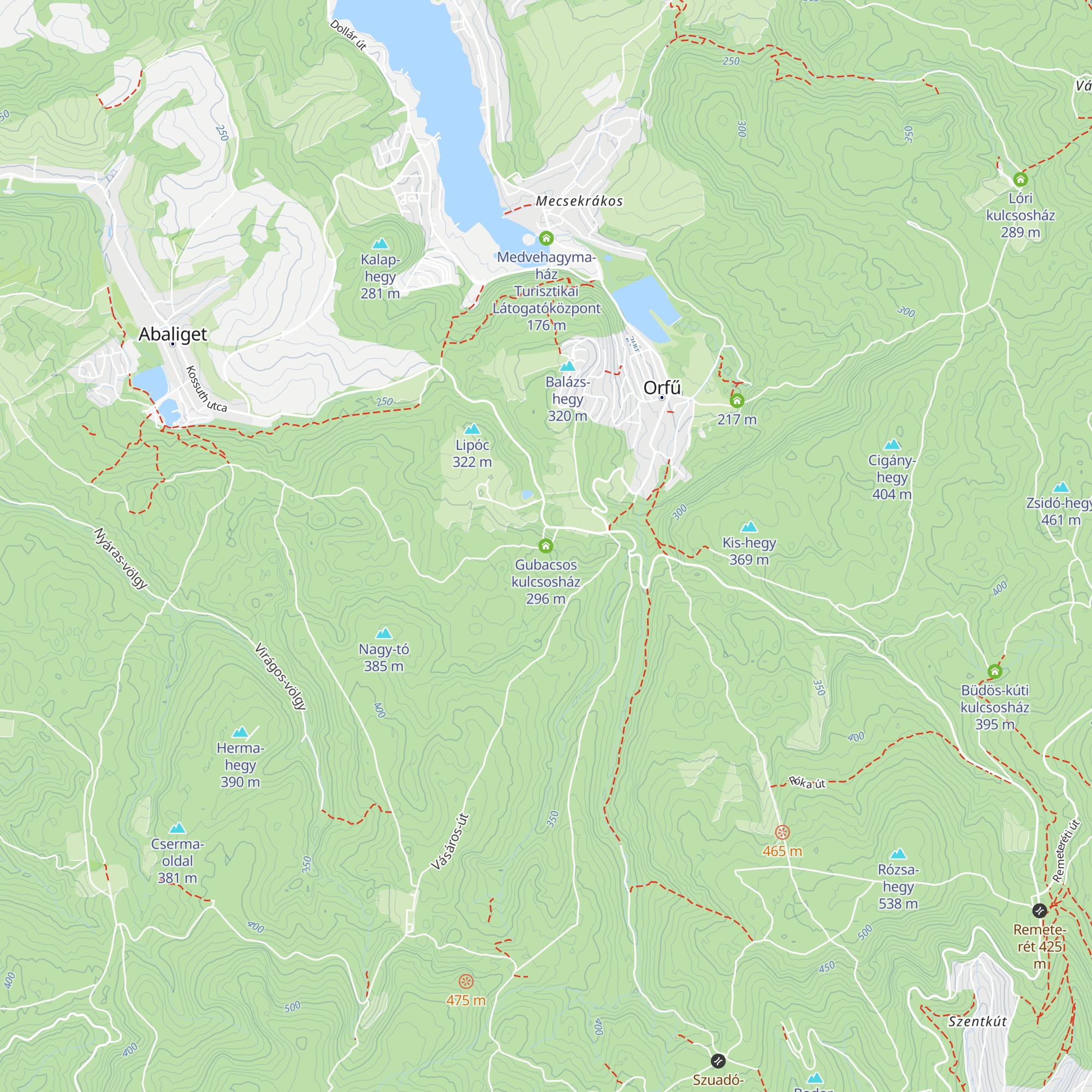 Gubacsos kulcsosház map