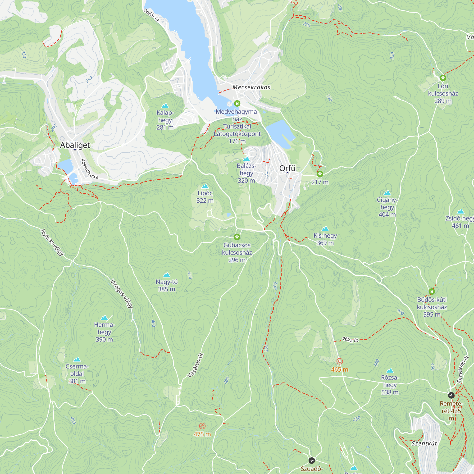 Gubacsos kulcsosház map