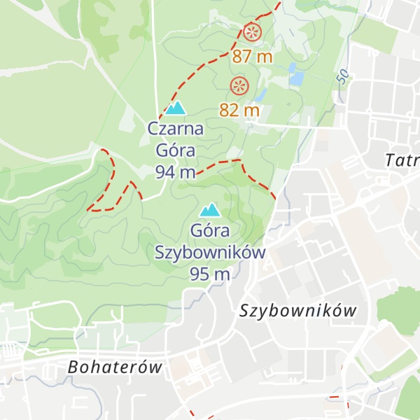 Map of Góra Szybowników